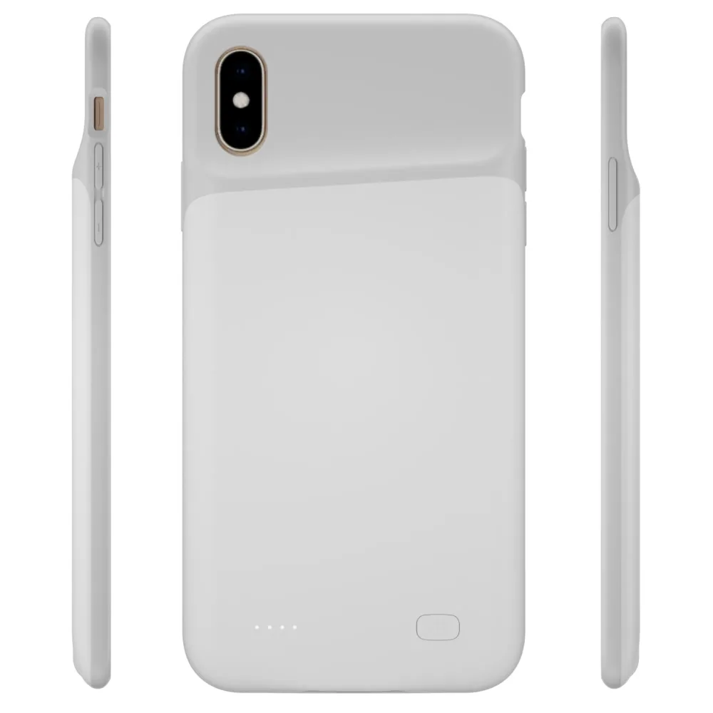 Чохол-акумулятор iBattery для iPhone X/XS Slan 5200 mAh white — фото 2
