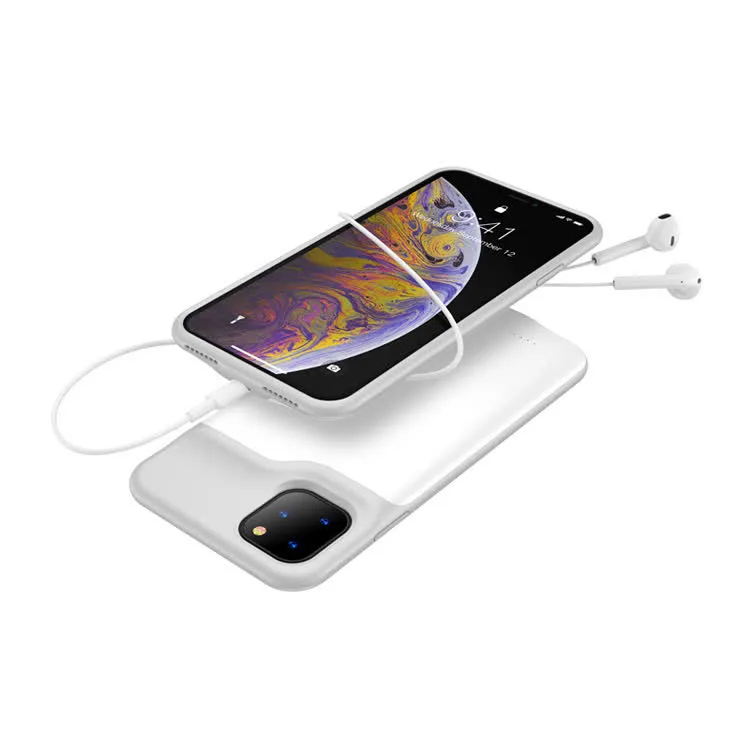 Чохол-акумулятор iBattery для iPhone X/XS Slan 5200 mAh white — фото 4