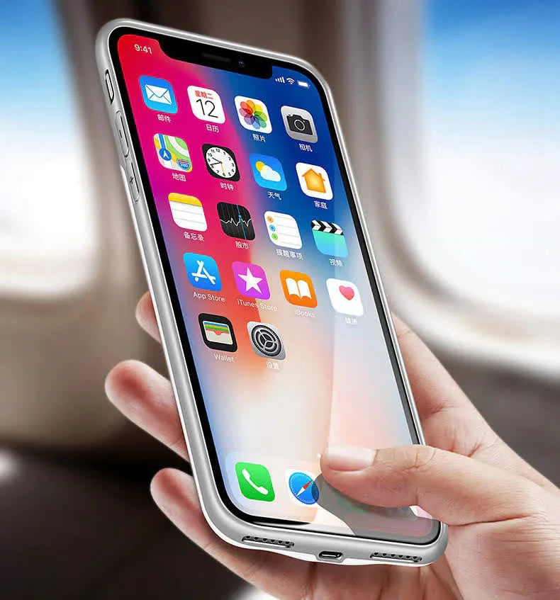 Чохол-акумулятор iBattery для iPhone X/XS Slan 5200 mAh white — фото 6