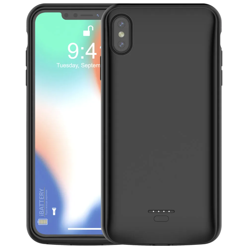 Чохол-батарея iBattery для iPhone X/XS Unitell 4000 mAh black