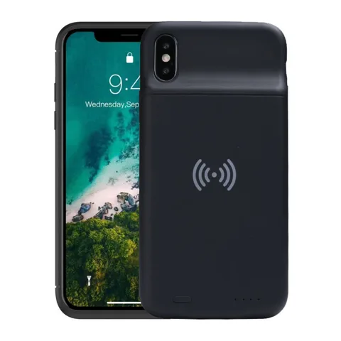 Чохол-батарея iBattery для iPhone X/XS з бездротовою зарядкою 3600 mAh black