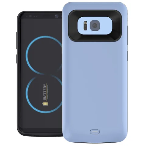 Чохол батарея для Samsung S8 5000 mAh blue iBattery