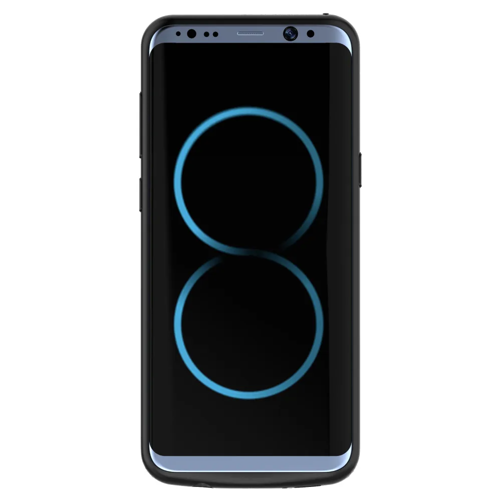Чехол батарея для Samsung S8 в голубом цвете фото 3