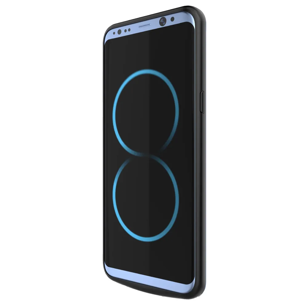 Чехол батарея для Samsung S8 в голубом цвете фото 4