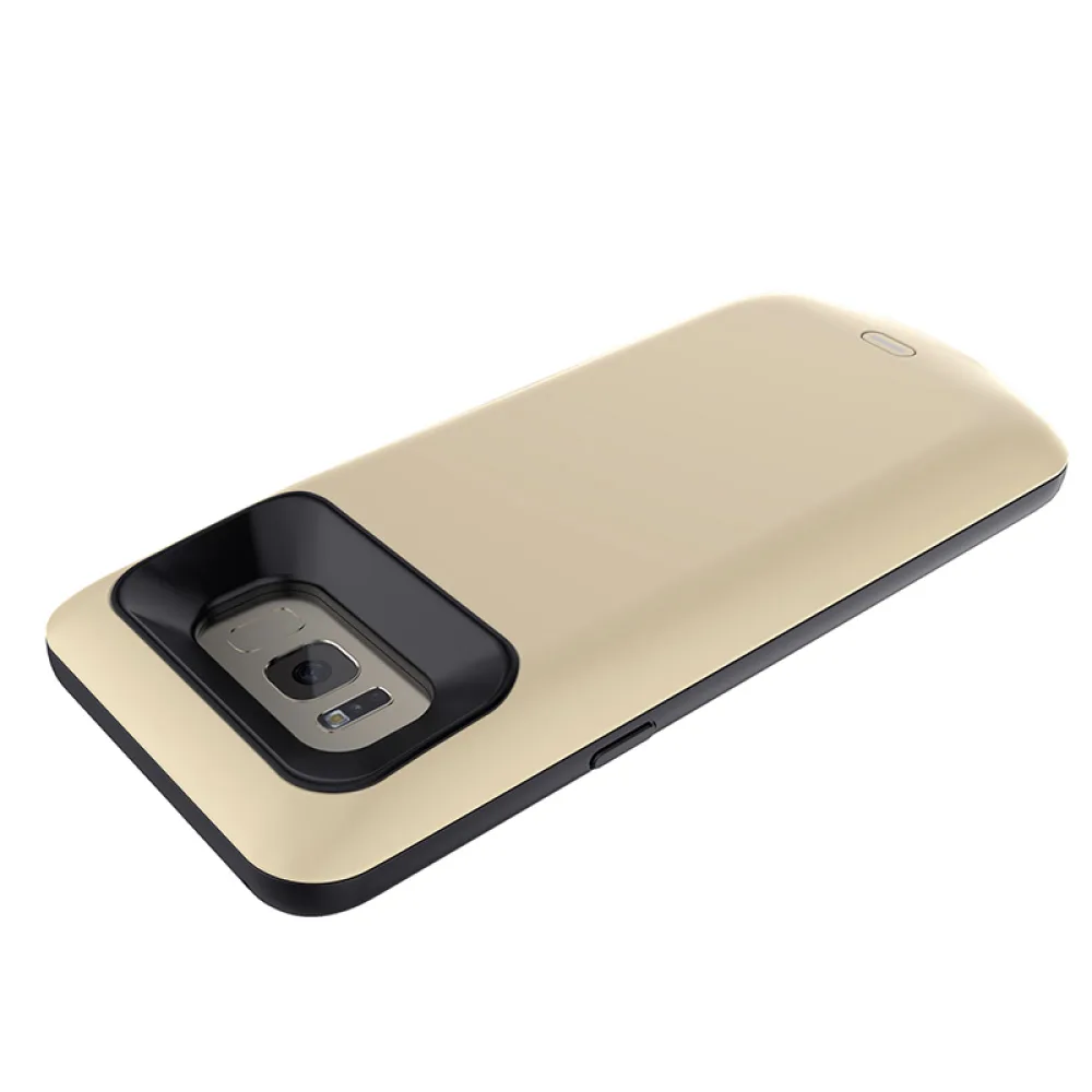 Чехол батарея для Samsung S8 в золотом цвете фото 3