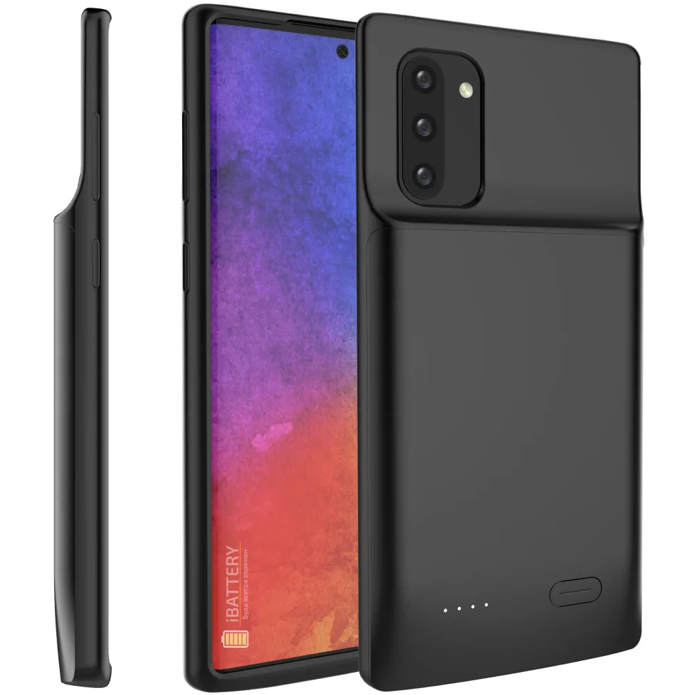 Чехол зарядка для Samsung Note 10 в черном цвете фото 1