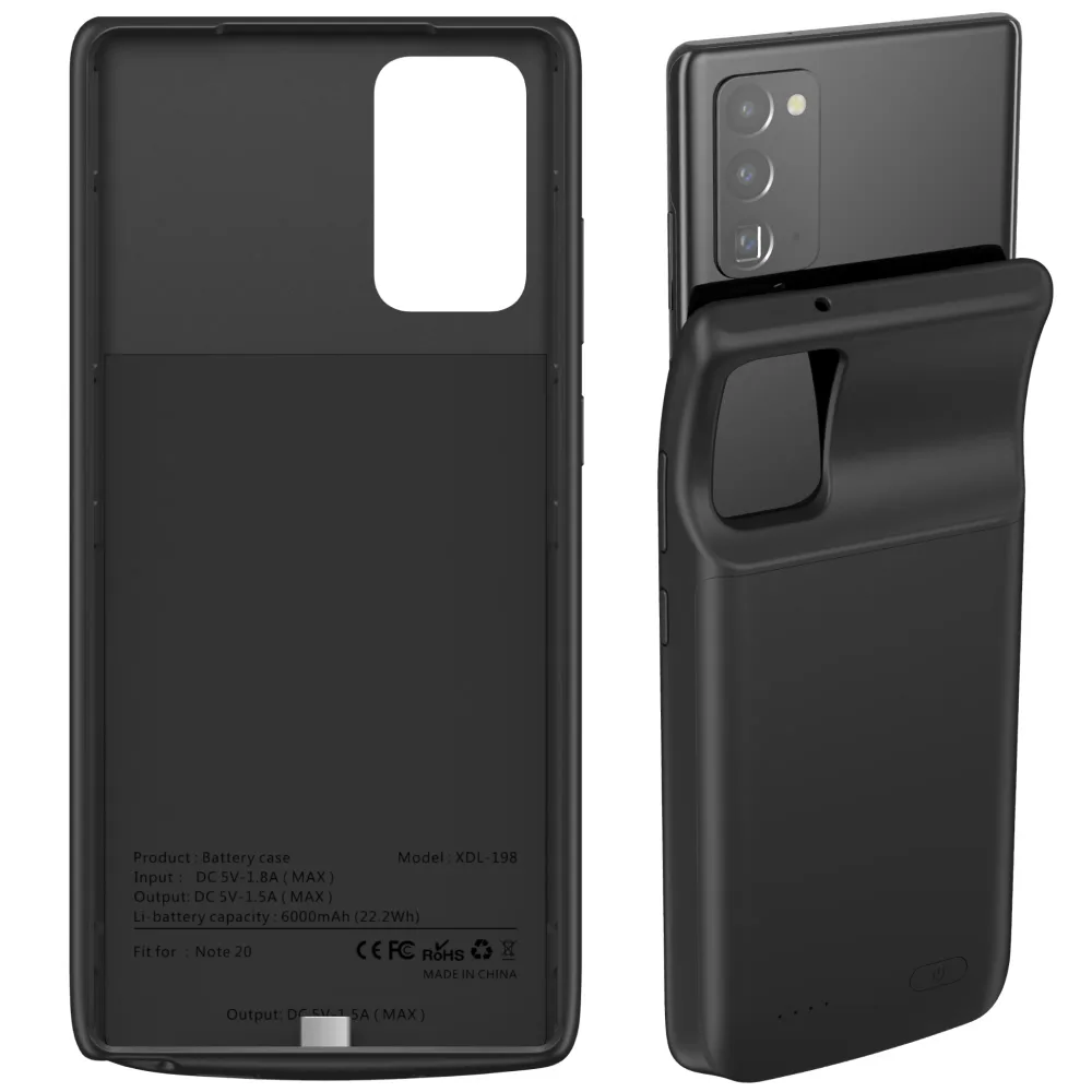 Чохол батарея Samsung Note 20 black 6000 mAh iBattery — фото 9