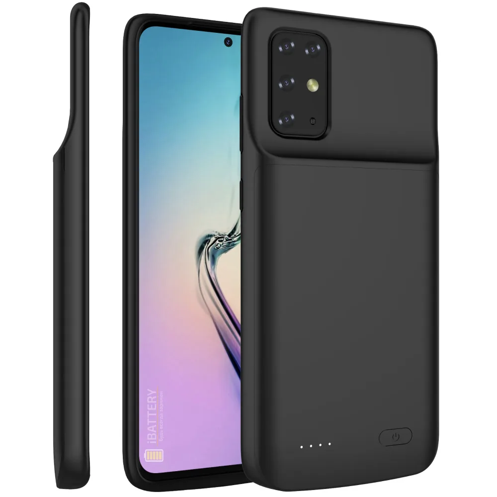 Чехол батарея для Samsung S20 Plus в черном цвете фото 1