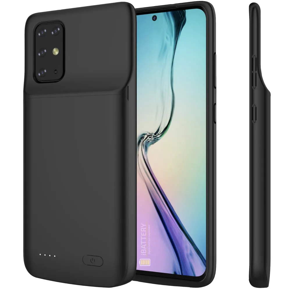 Чехол батарея для Samsung S20 Plus в черном цвете фото 2