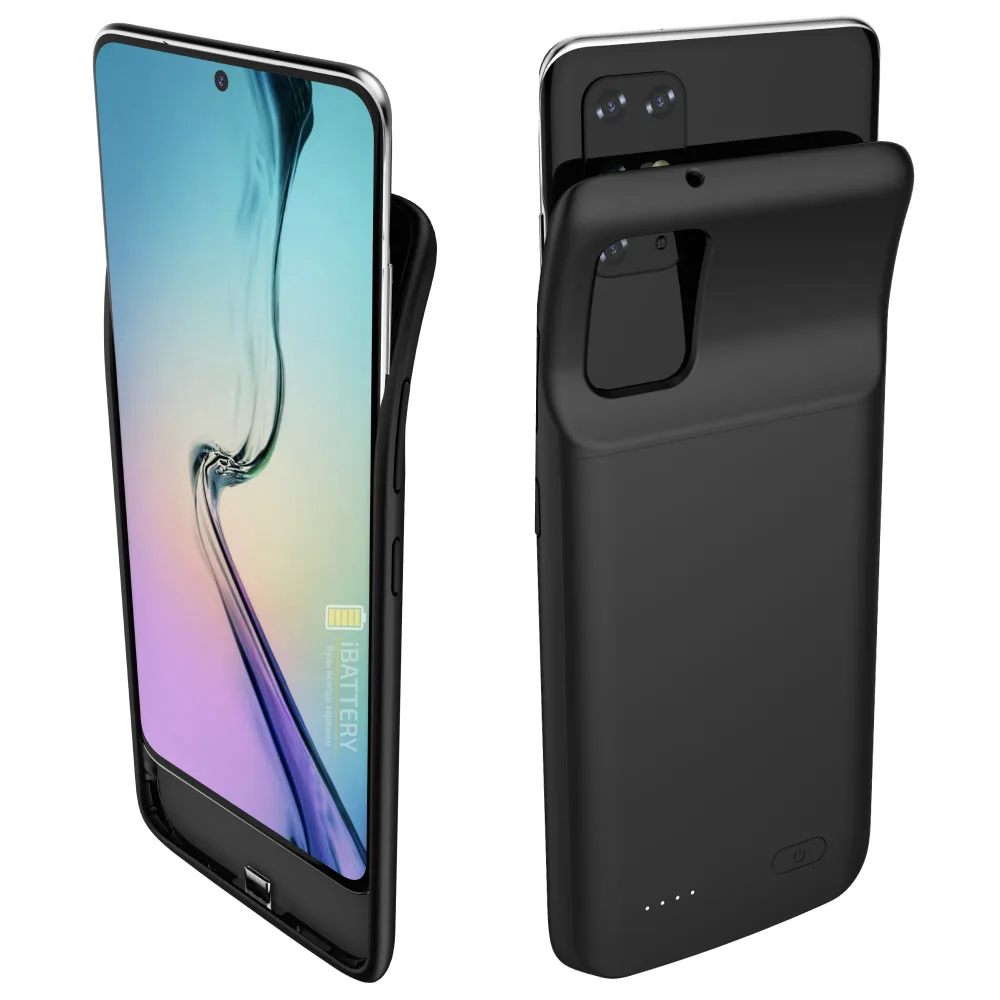 Чехол батарея для Samsung S20 Plus в черном цвете фото 4