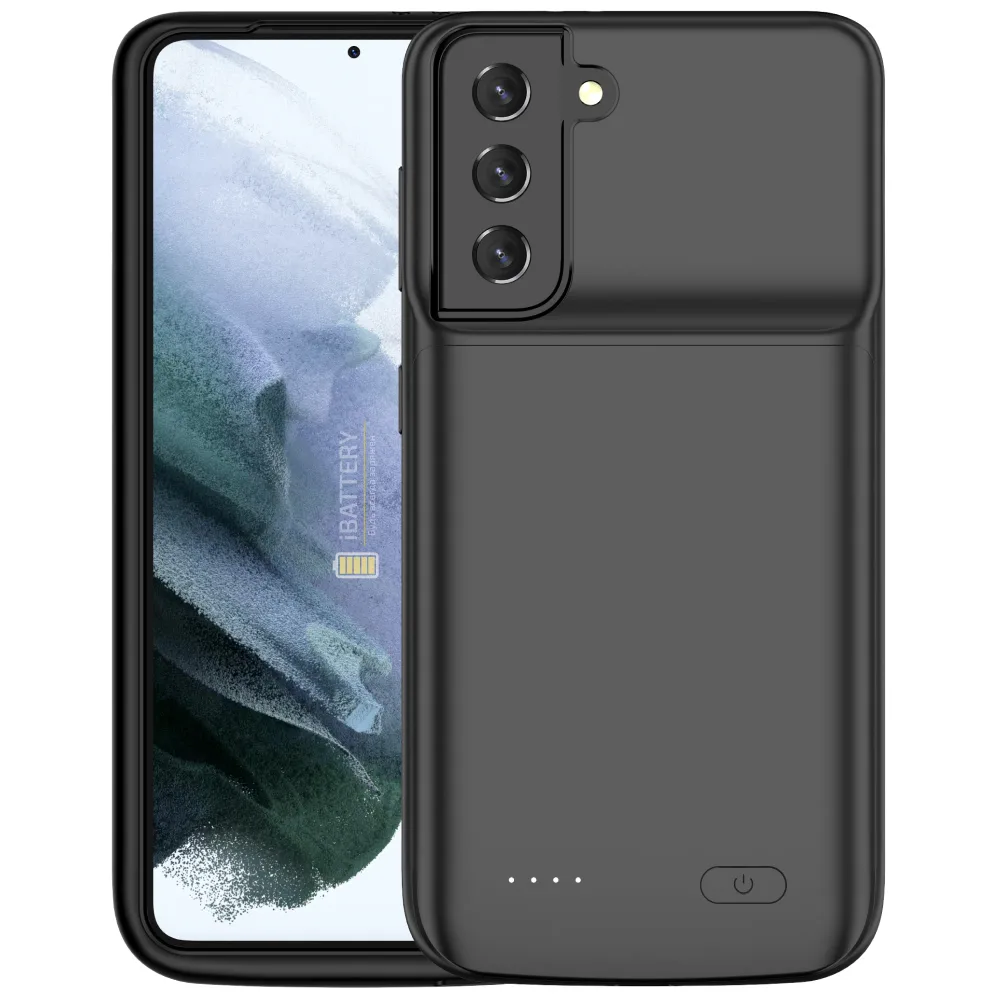 Чехол зарядка для Samsung S21 black 4800 mAh iBattery