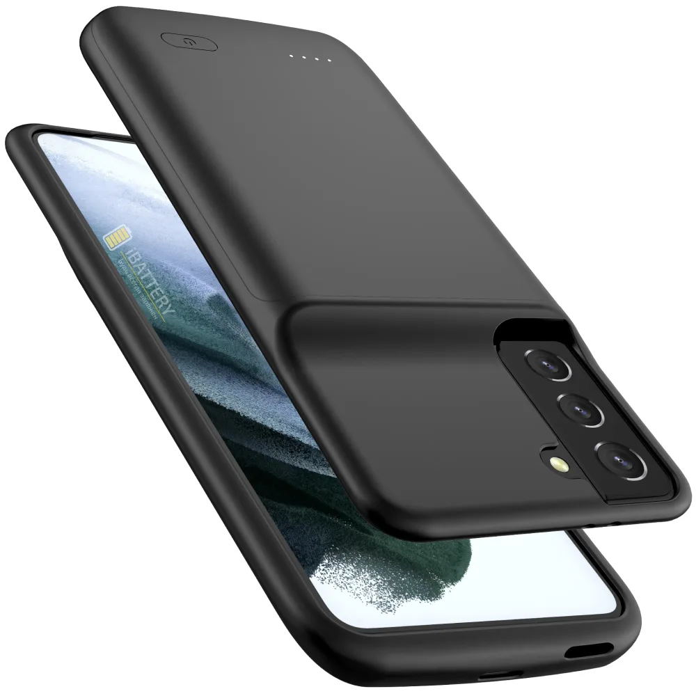 Чехол зарядка для Samsung S21 в черном цвете фото 4