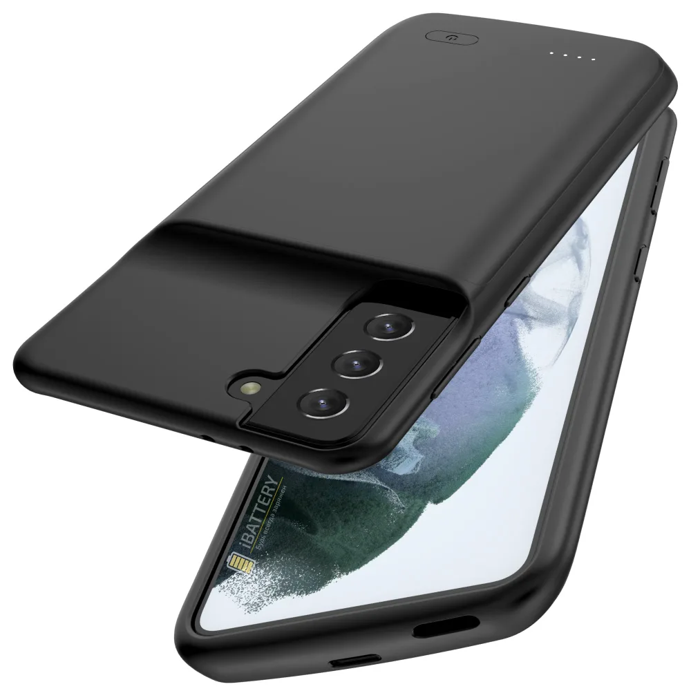 Чехол зарядка для Samsung S21 в черном цвете фото 5
