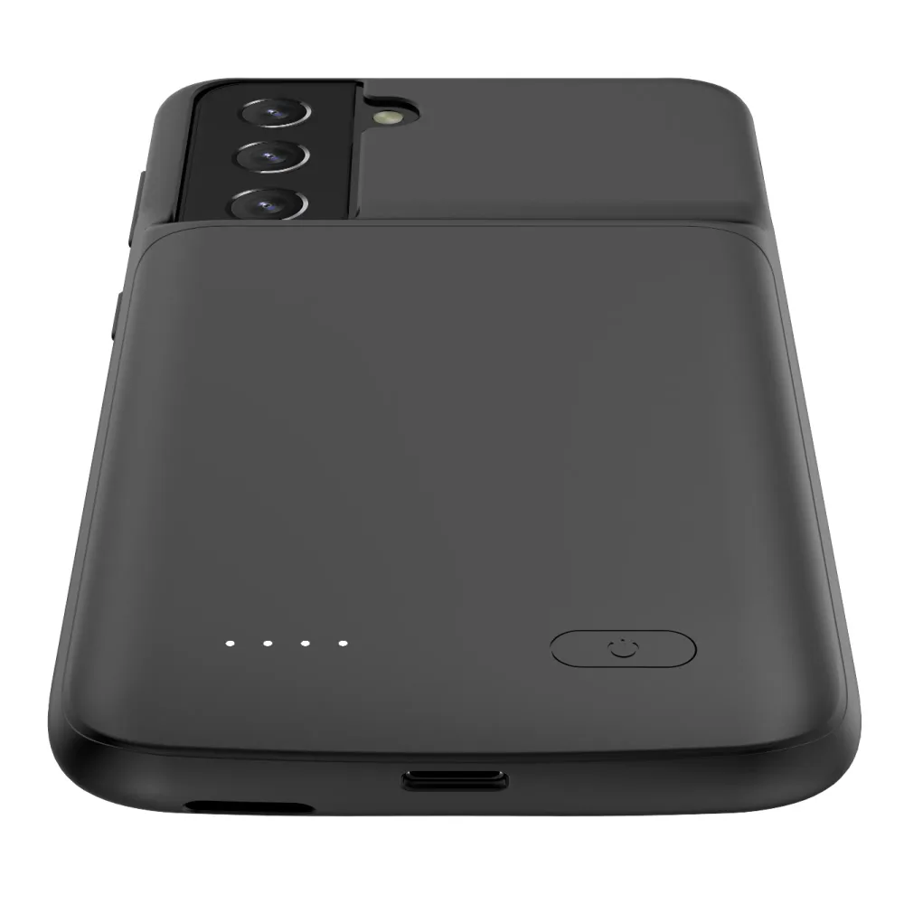 Чехол зарядка для Samsung S21 в черном цвете фото 8