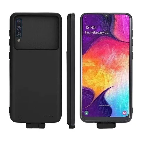 Чохол батарея для Samsung A50/A50s/A30s на 5000 mAh black