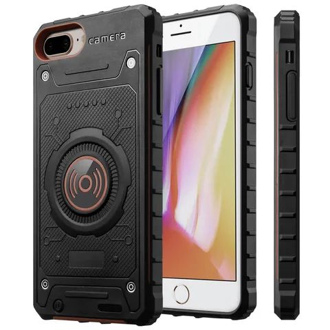 Чохол-зарядка iBattery для iPhone 6+/6s+/7+/8+ Plus протиударний 4000 mAh red