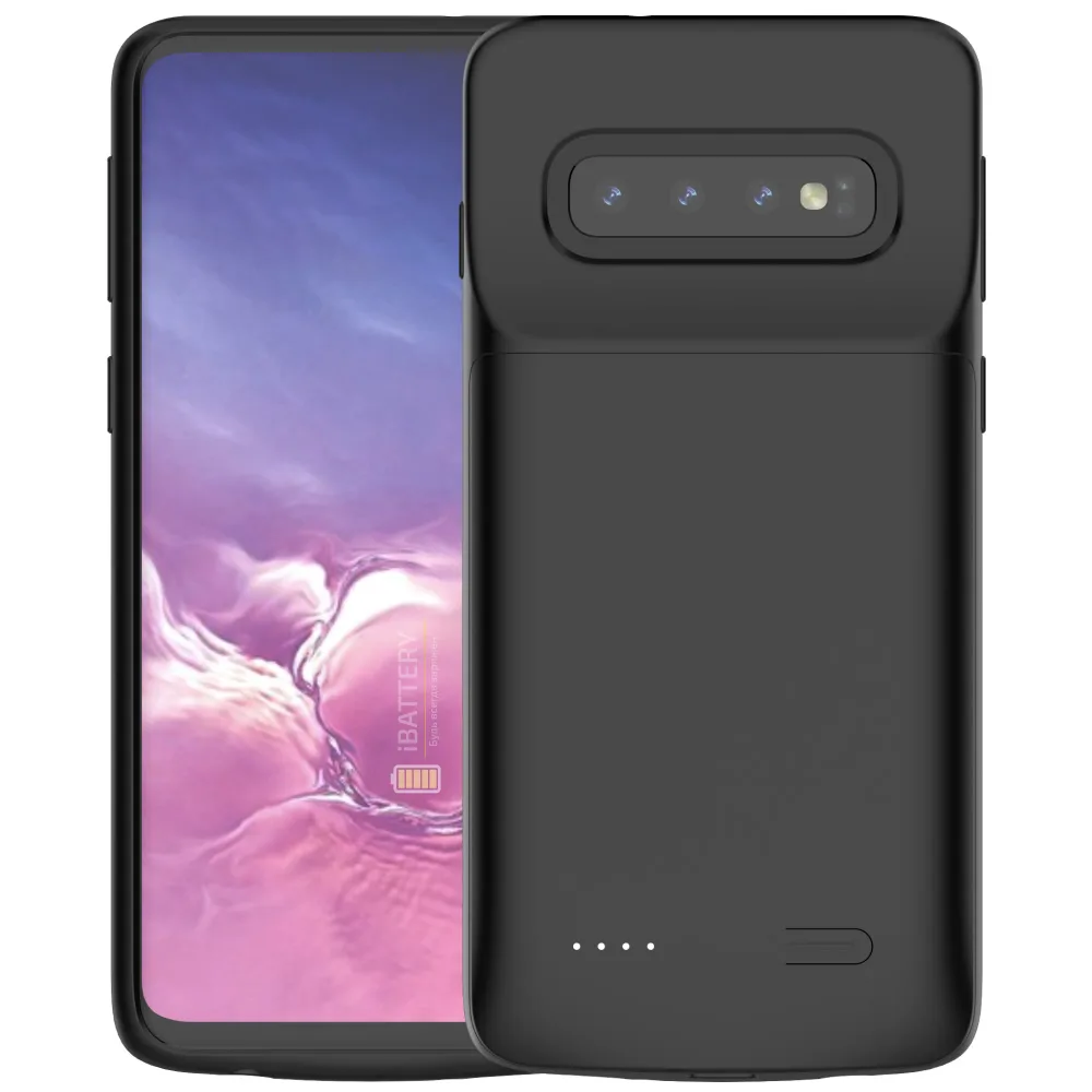 Чехол зарядка для Samsung S10 black 4700 mAh iBattery