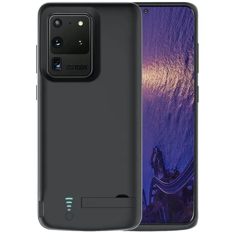 Чехол аккумулятор для Samsung S20 Ultra black 6000 mAh iBattery
