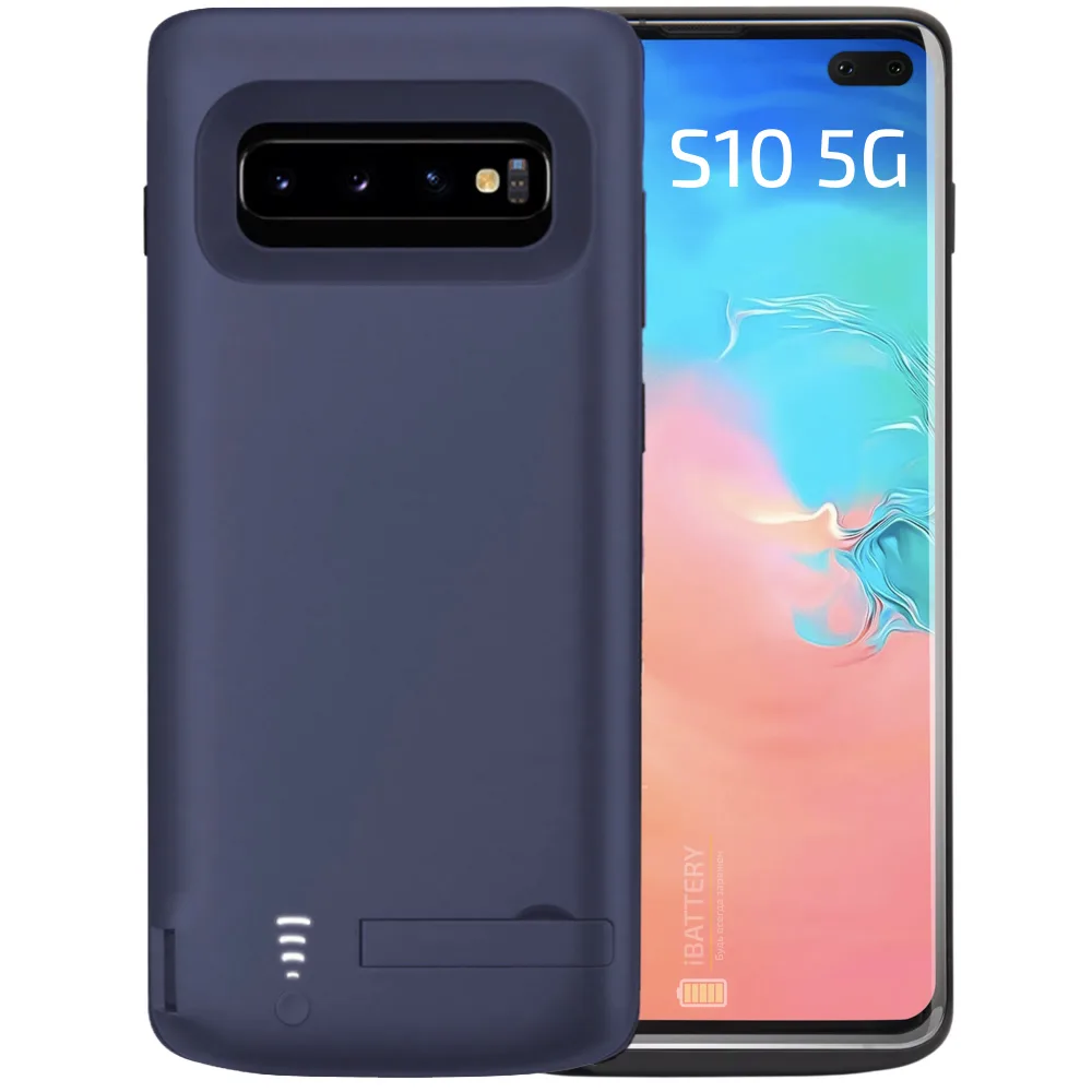 Чехол аккумулятор для Samsung S10 5G blue 6500 mAh iBattery