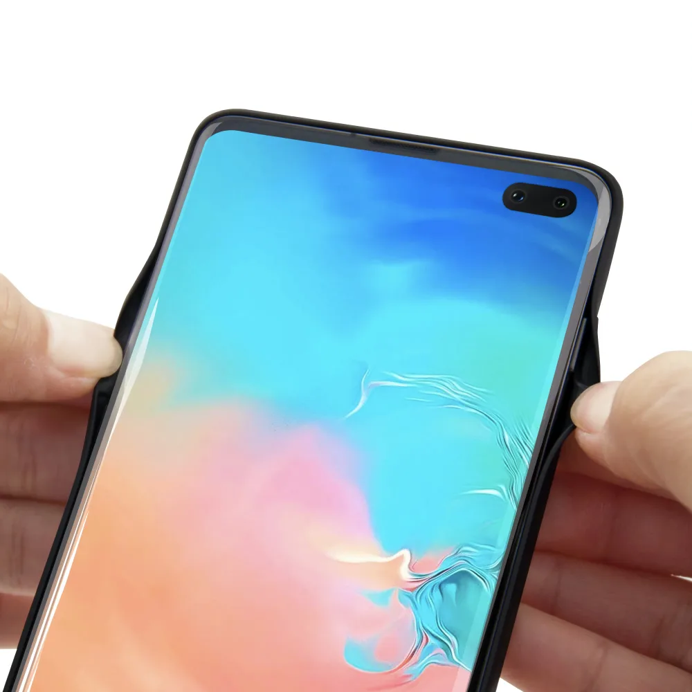 Чехол аккумулятор для Samsung S10 5G в синем цвете фото 2