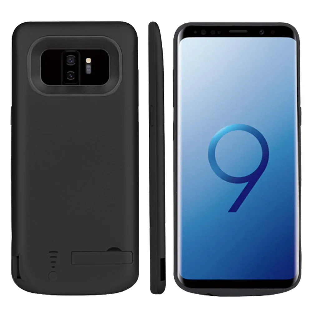 Чехол батарея для Samsung S9 Plus 6000 mAh black iBattery