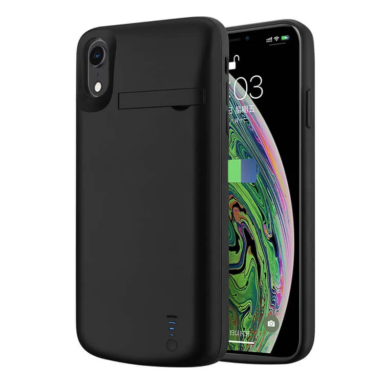 Чохол-зарядка iBattery для iPhone XR Bracket 6000 mAh black