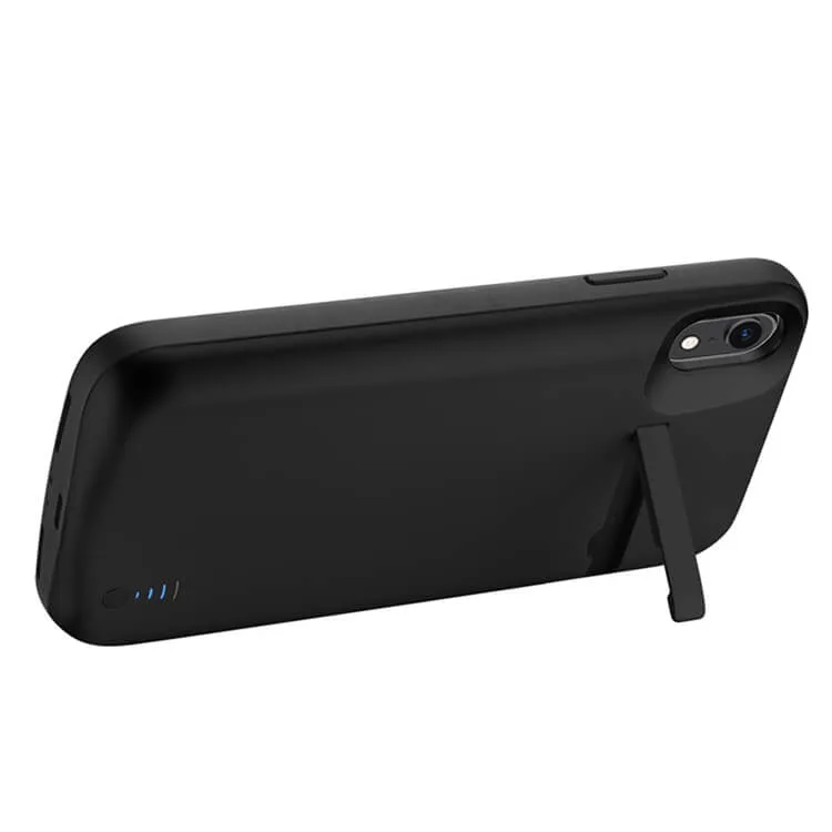 Чохол-зарядка iBattery для iPhone XR Bracket 6000 mAh black — фото 2