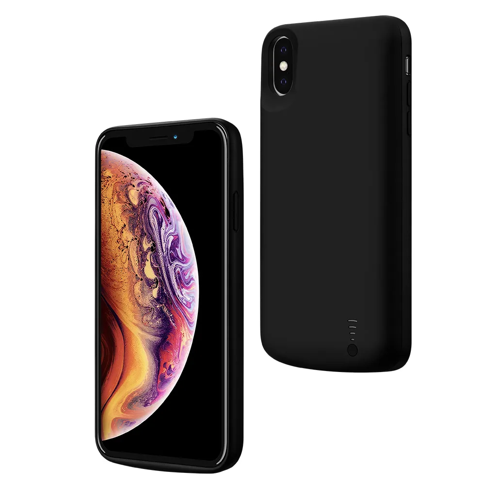 Чохол-зарядка iPhone для iPhone Xs Max Bracket Lite 6000 mAh black — фото 4