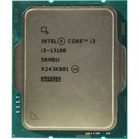 Процессор Intel Core i3-13100 (3.4GHz/12MB, S1700, 60W, Raptor Lake) Tray (CM8071505092202)