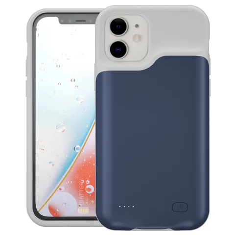 Чохол powerbank iBattery для iPhone 12 Mini Slan 4000 mAh blue