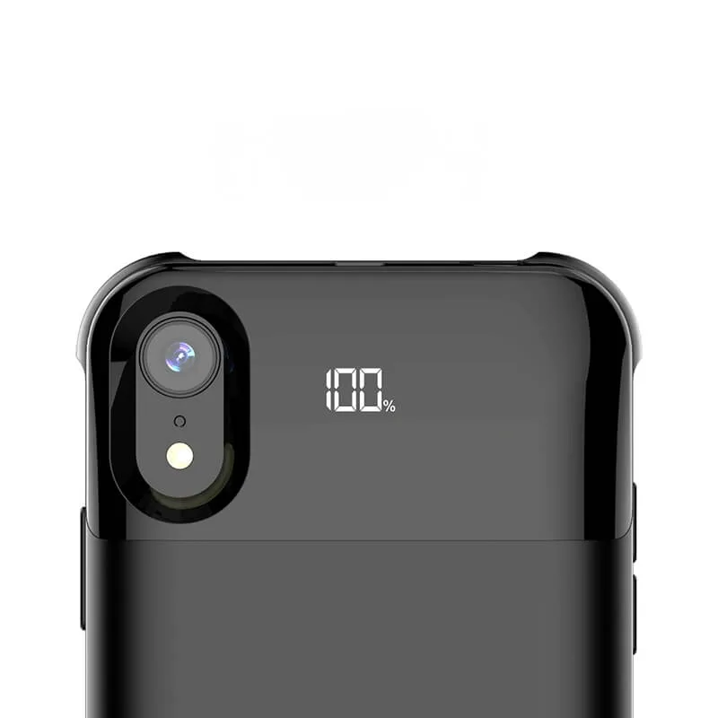Чохол-зарядка iBattery для iPhone Xr магнітний з QI 5500 mAh black — фото 5