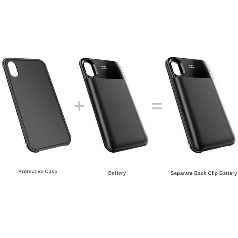 Чохол-зарядка iBattery для iPhone Xr магнітний з QI 5500 mAh black — фото 9