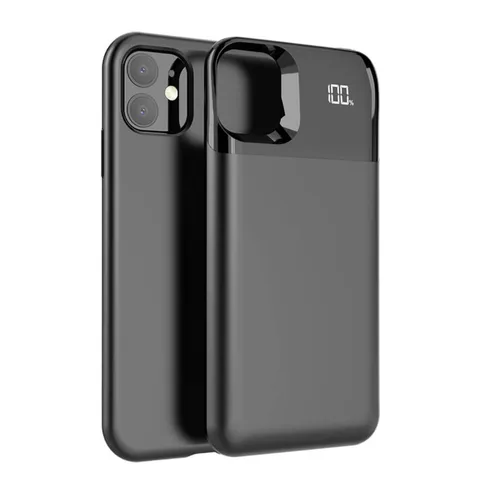 Чохол із батареєю iBattery для iPhone 11 магнітний з QI 5500 mAh black