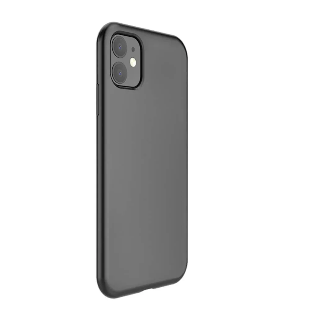Чехол зарядка для iPhone 11 магнитный в черном цвете фото 2