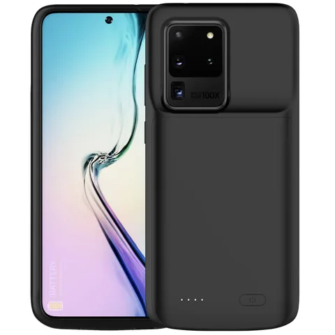 Чехол зарядка для Samsung S20 Ultra black 6000 mAh iBattery