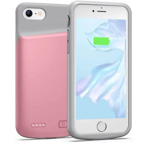 Battery case iBattery для iPhone 6/6s/7/8 Slan 6000 mAh rose