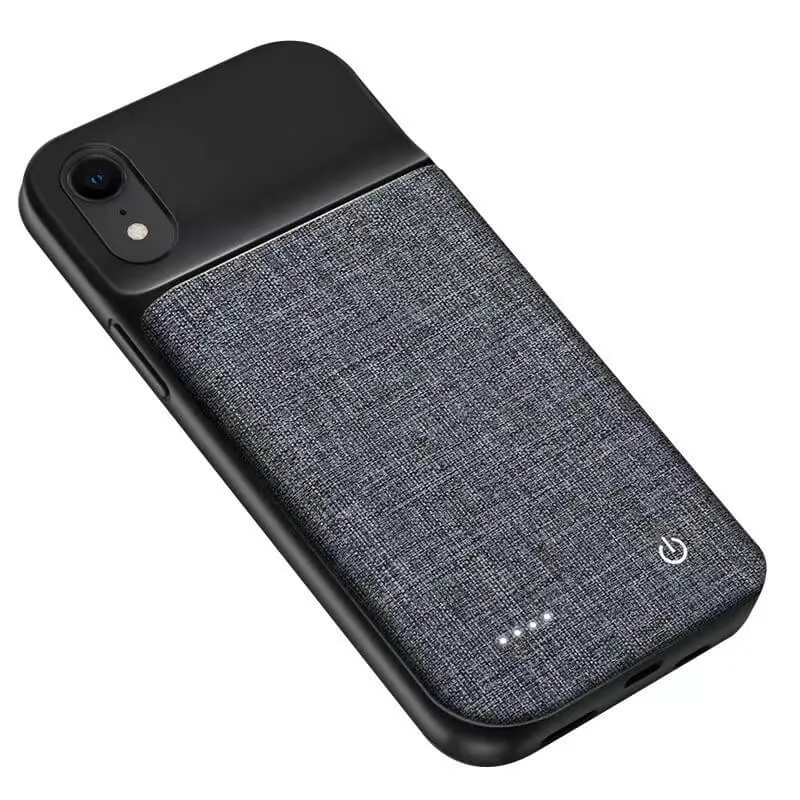 Чохол-зарядка iBattery для iPhone Xr Batlow Pro 6800 mAh oxford design