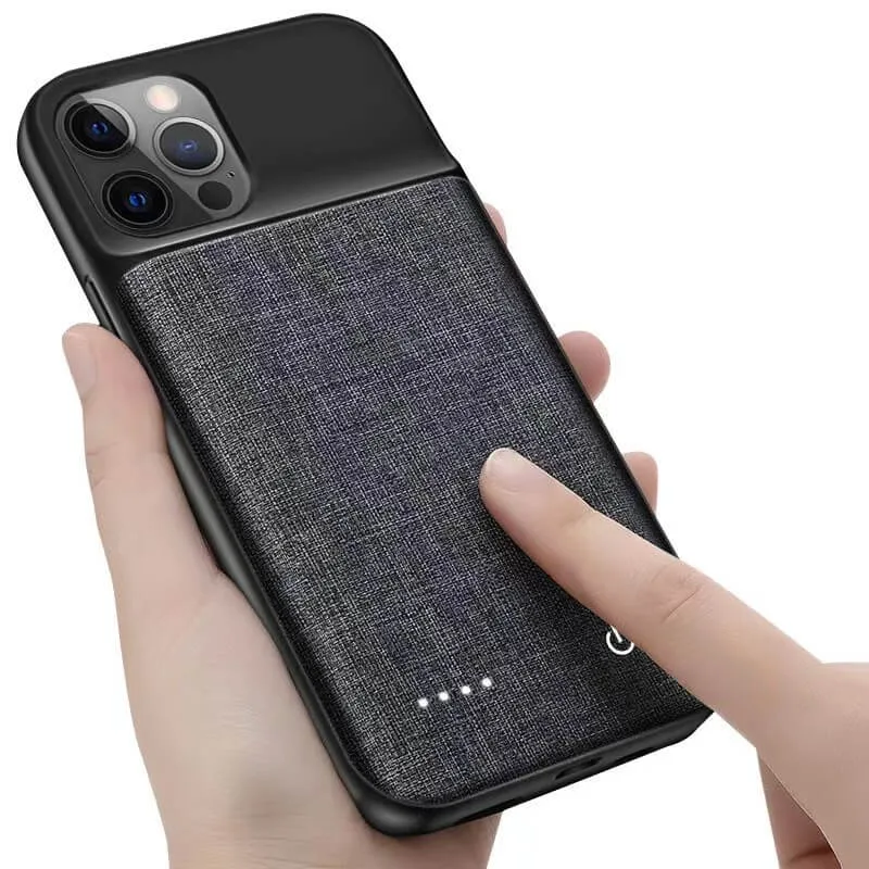Чехол-зарядка iBattery для iPhone 11 Batlow Pro 6800 mAh oxford design — фото 2