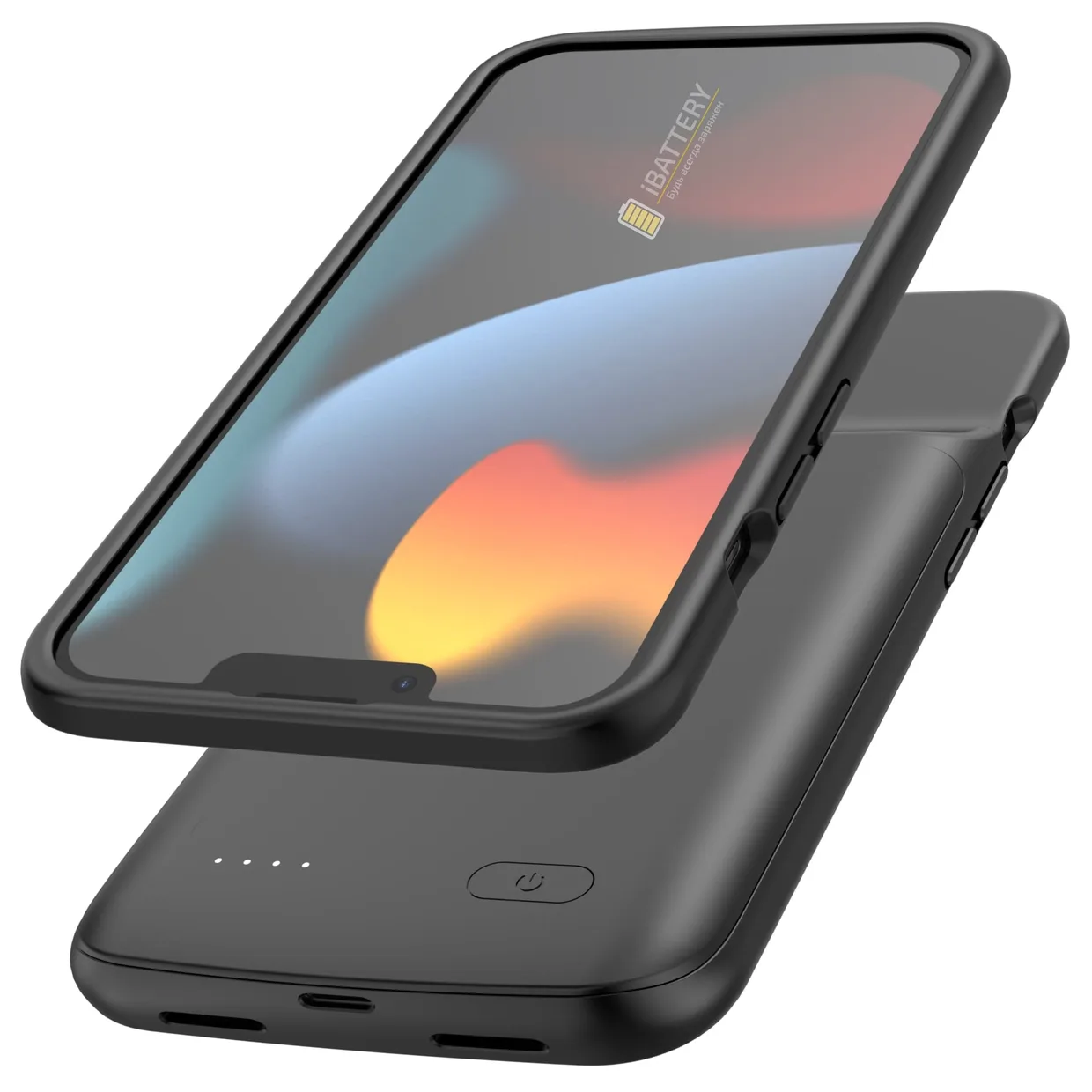 Чехол-аккумулятор iBattery для iPhone 13 Pro Max Nevest 4800 mAh black — фото 3