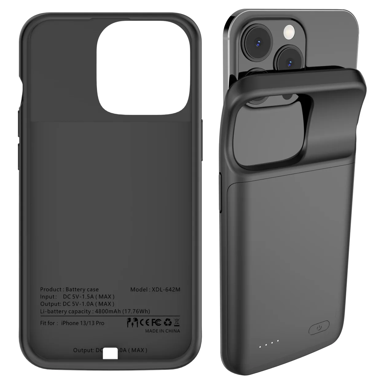Чехол-аккумулятор iBattery для iPhone 13 Pro Max Nevest 4800 mAh black — фото 5