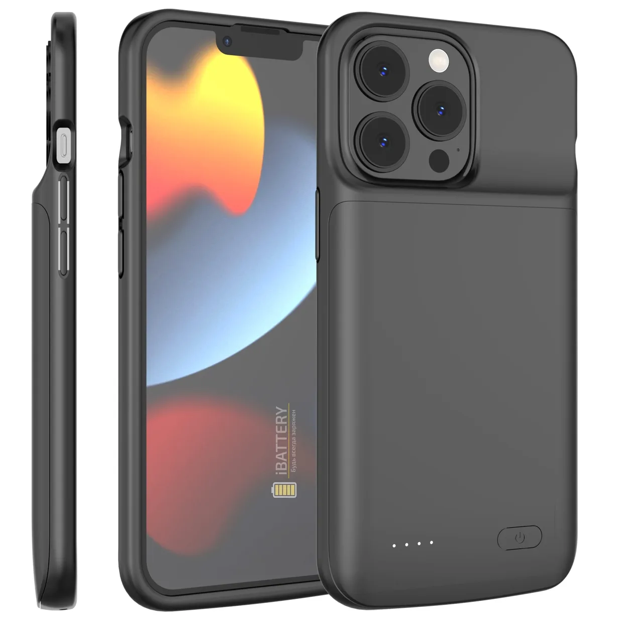 Чехол-аккумулятор iBattery для iPhone 13 Pro Max Nevest 4800 mAh black — фото 8