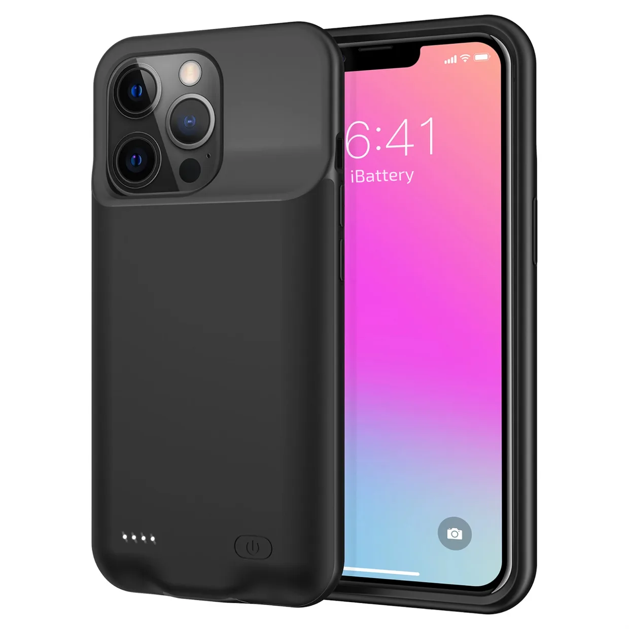 Чехол-батарея iBattery для iPhone 13 Pro Max Slan 6000 mAh black — фото 3
