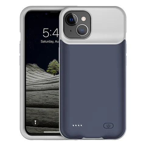 Чохол-зарядка iBattery для iPhone 13 Mini Slan 6000 mAh blue