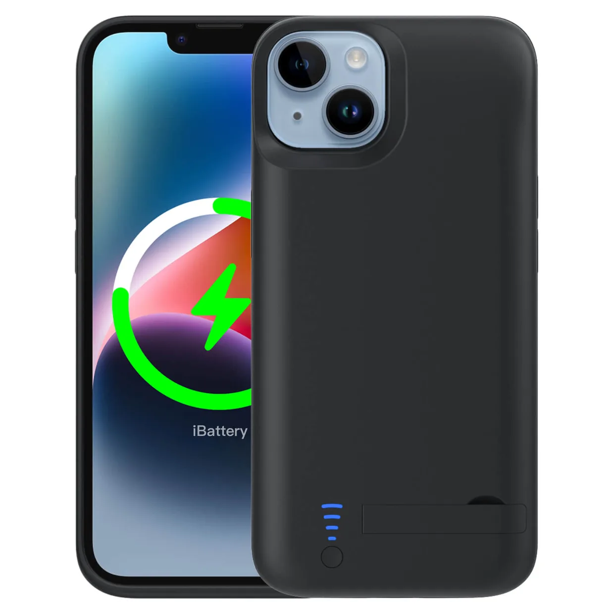 Чехол-зарядка iBattery для iPhone 14 Bracket 5000 mAh black