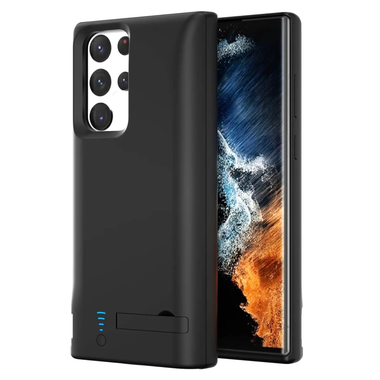 Чохол акумулятор Samsung S22 Ultra black 6000 mAh iBattery — фото 2