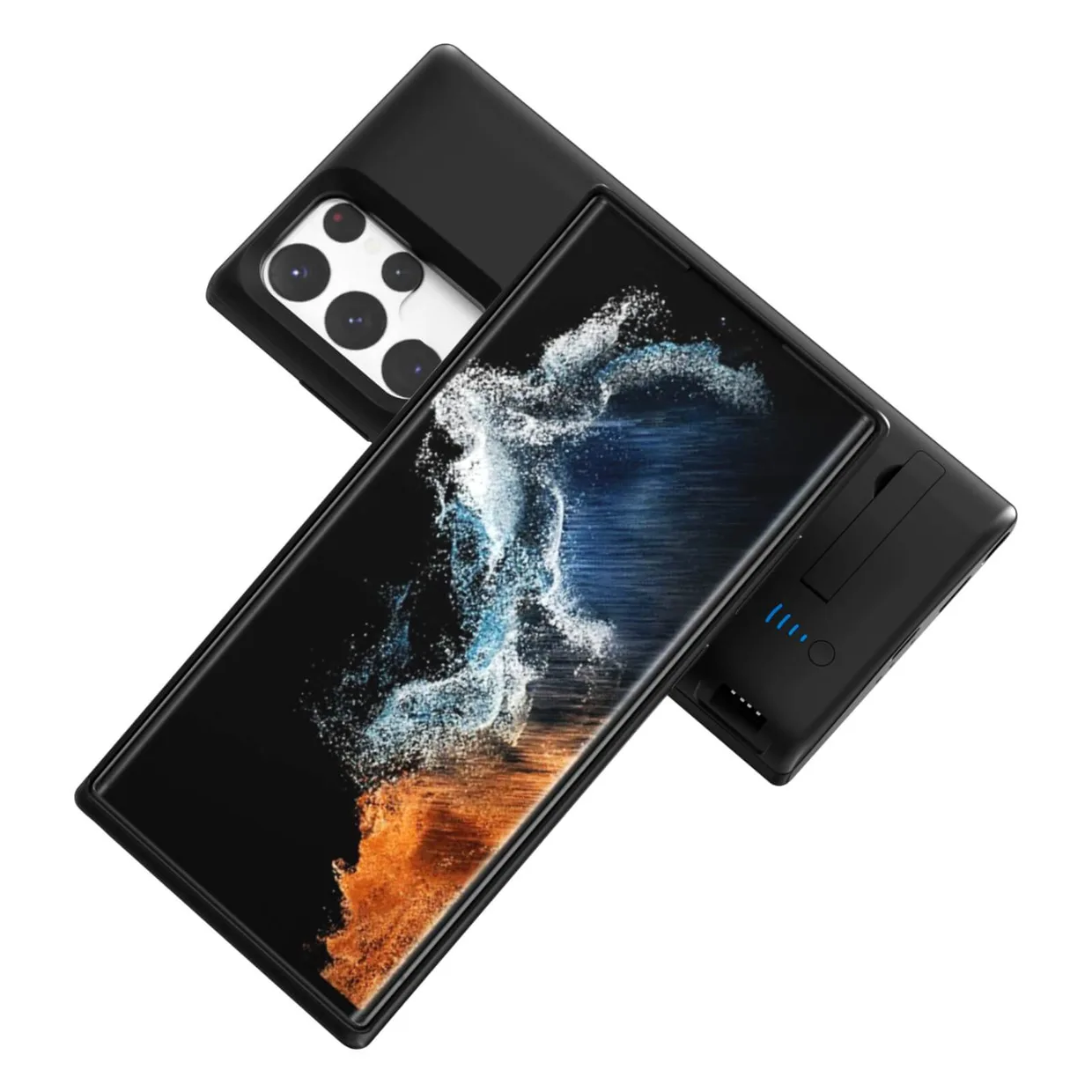 Чохол акумулятор Samsung S22 Ultra black 6000 mAh iBattery — фото 8