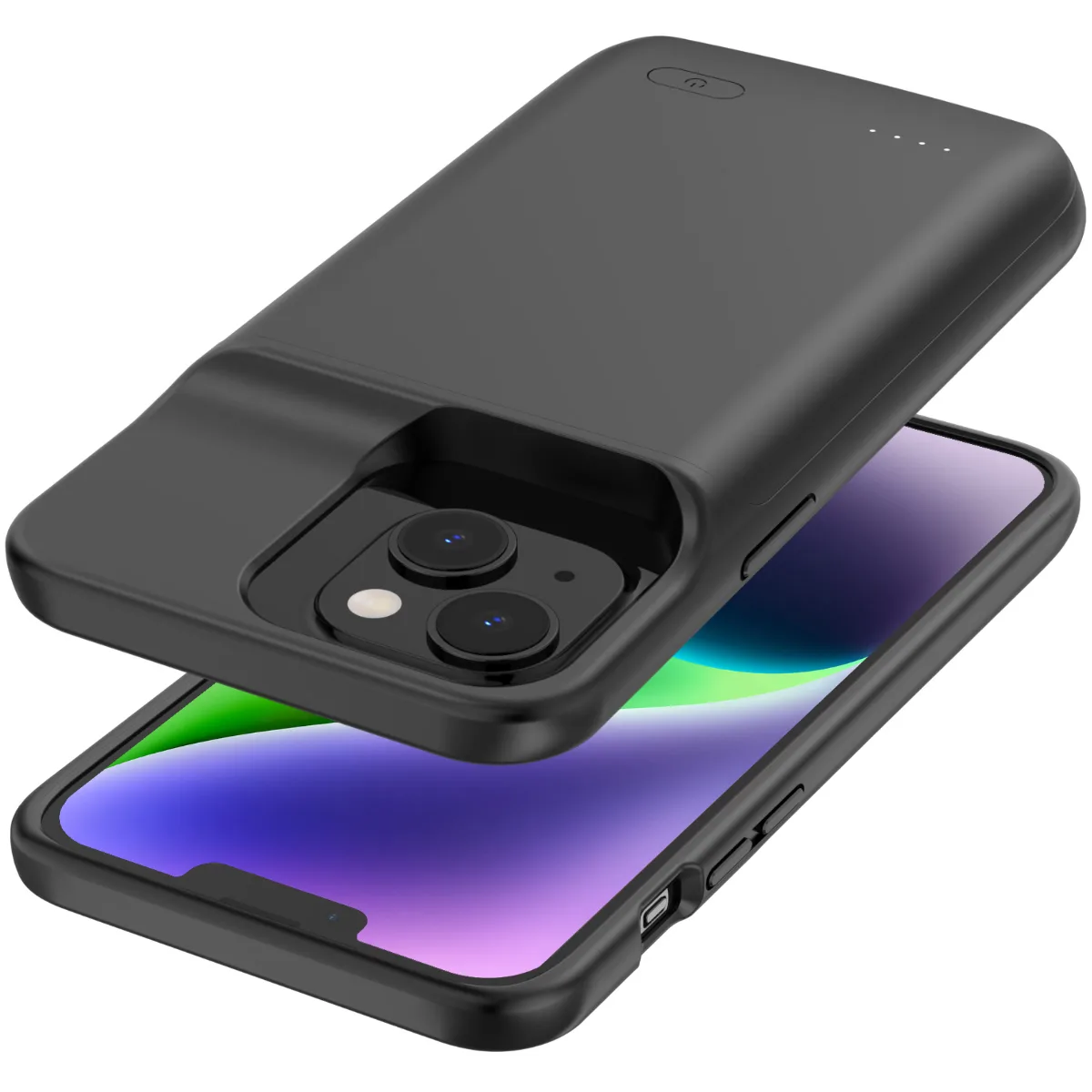 Чехол-зарядка iBattery для iPhone 14 Nevest 4800 mAh black — фото 8