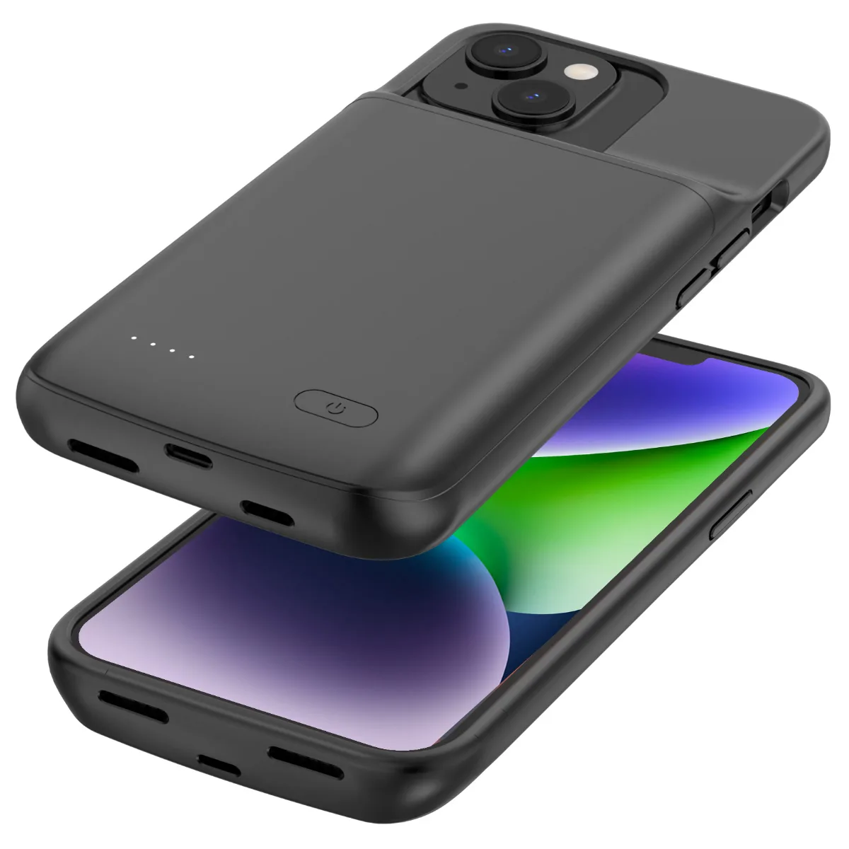 Чехол-зарядка iBattery для iPhone 14 Nevest 4800 mAh black — фото 9