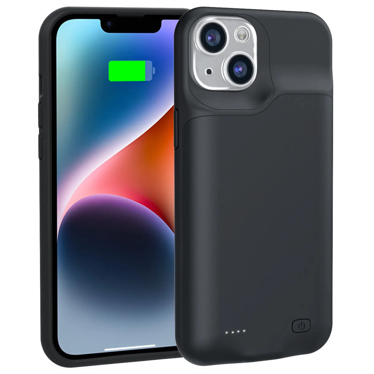 Чехол-зарядка iBattery для iPhone 14 Slan 5000 mAh black — фото 2