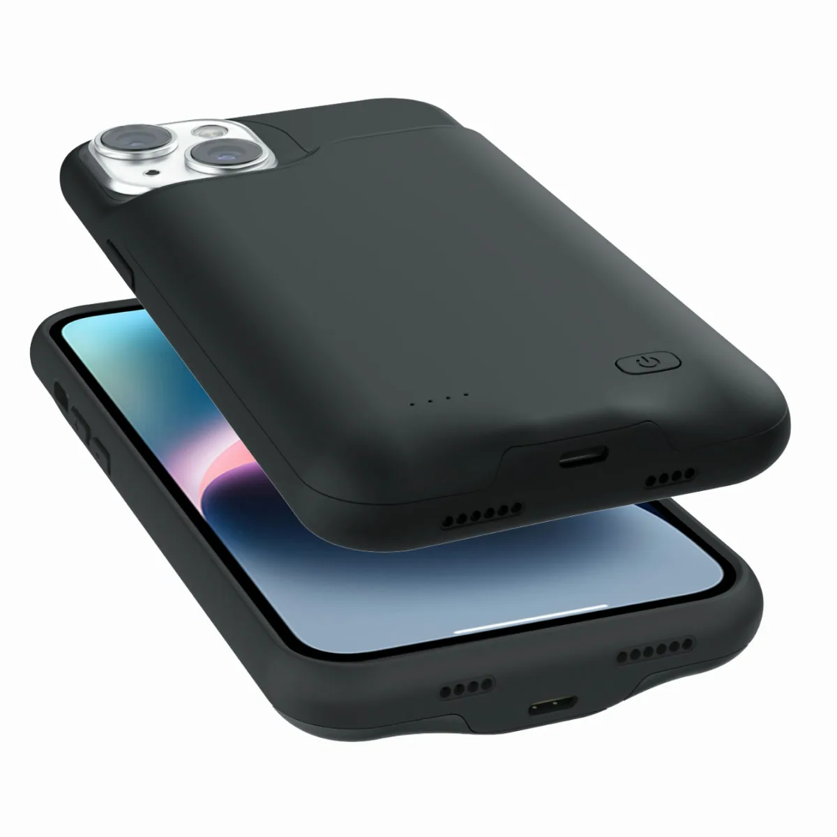 Чехол-зарядка iBattery для iPhone 14 Slan 5000 mAh black — фото 4
